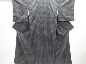 花模様織り出し西陣伝承紬着物アンサンブル